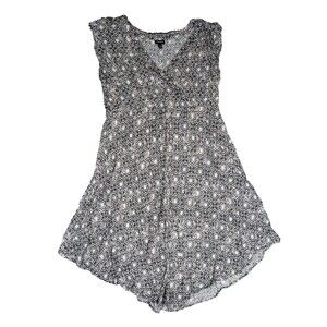 Torrid Soft Skater Dress Short Sleeve Asymmetrical Hem Black 2X 18-20